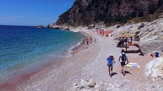 Апартаменты Blue Mediterranean Apartments Свети-Стефан Апартаменты с 1 спальней и видом на море-16